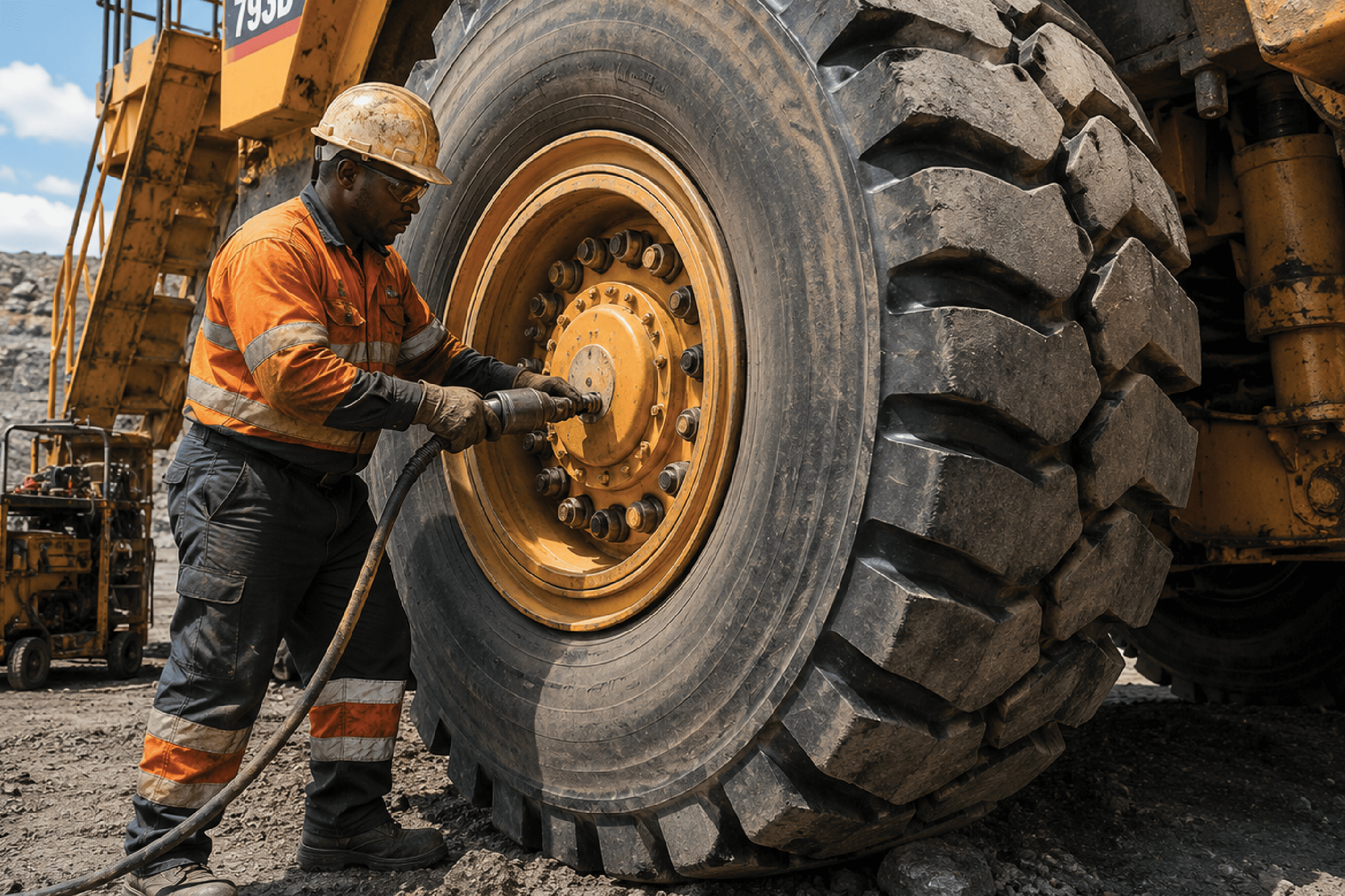 Skilled workforce on site